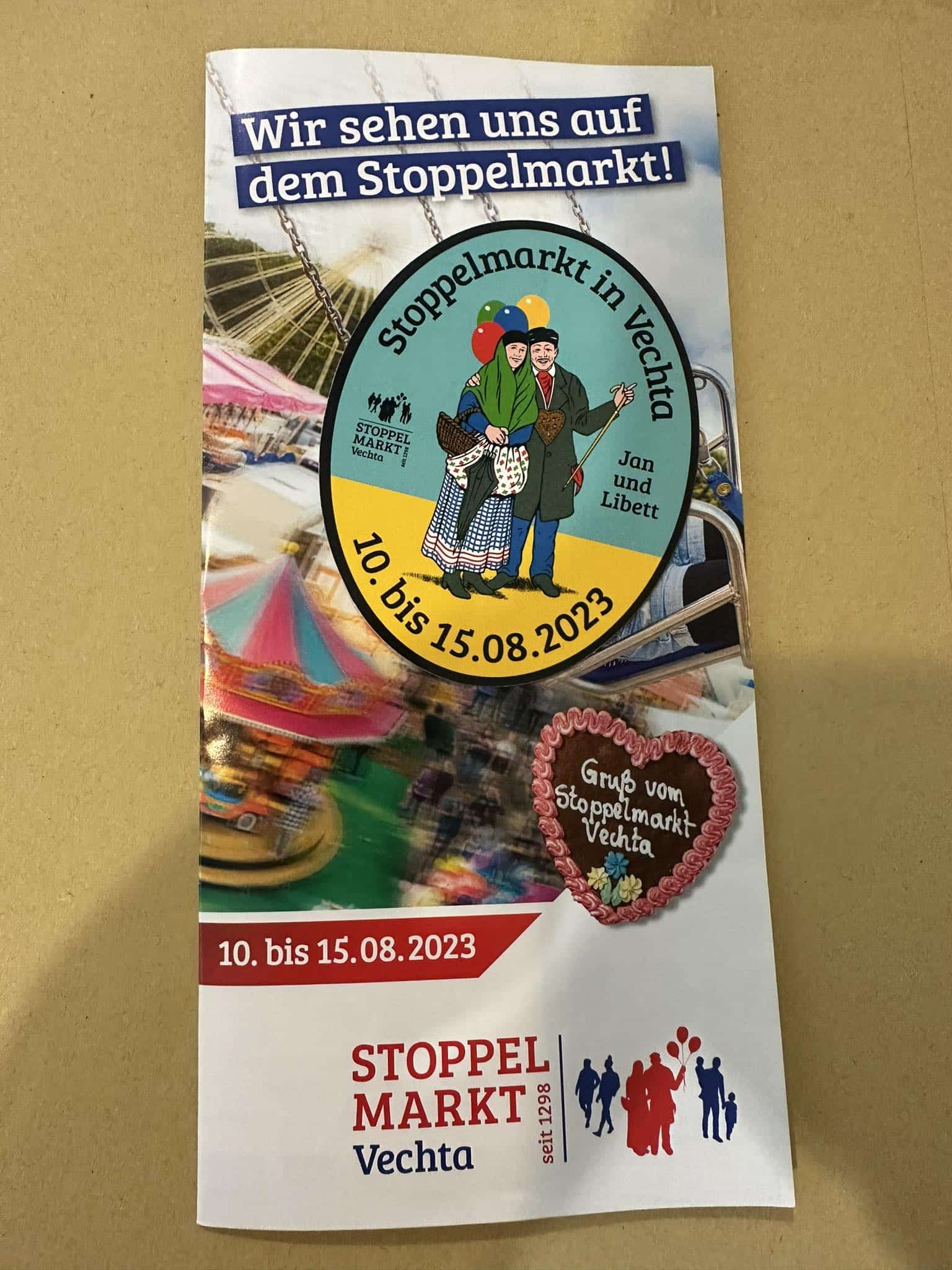 Stoppelmarkt Flyer Aufkleber 2023 Sind Da Hier Bekommt Ihr Sie